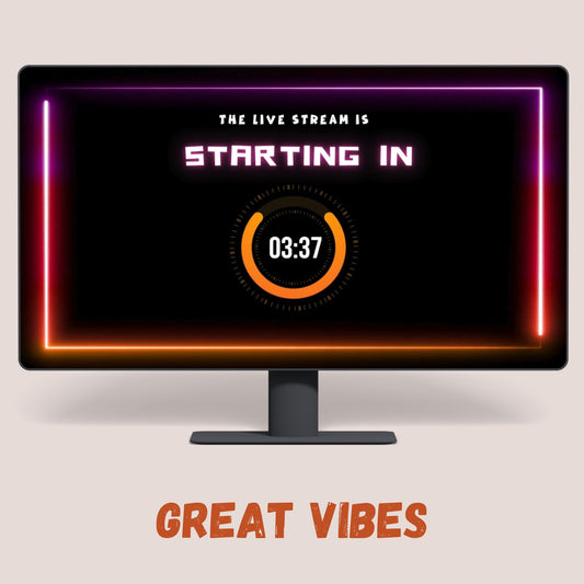 GREAT VIBES 5 Minutes Countdown Timer
