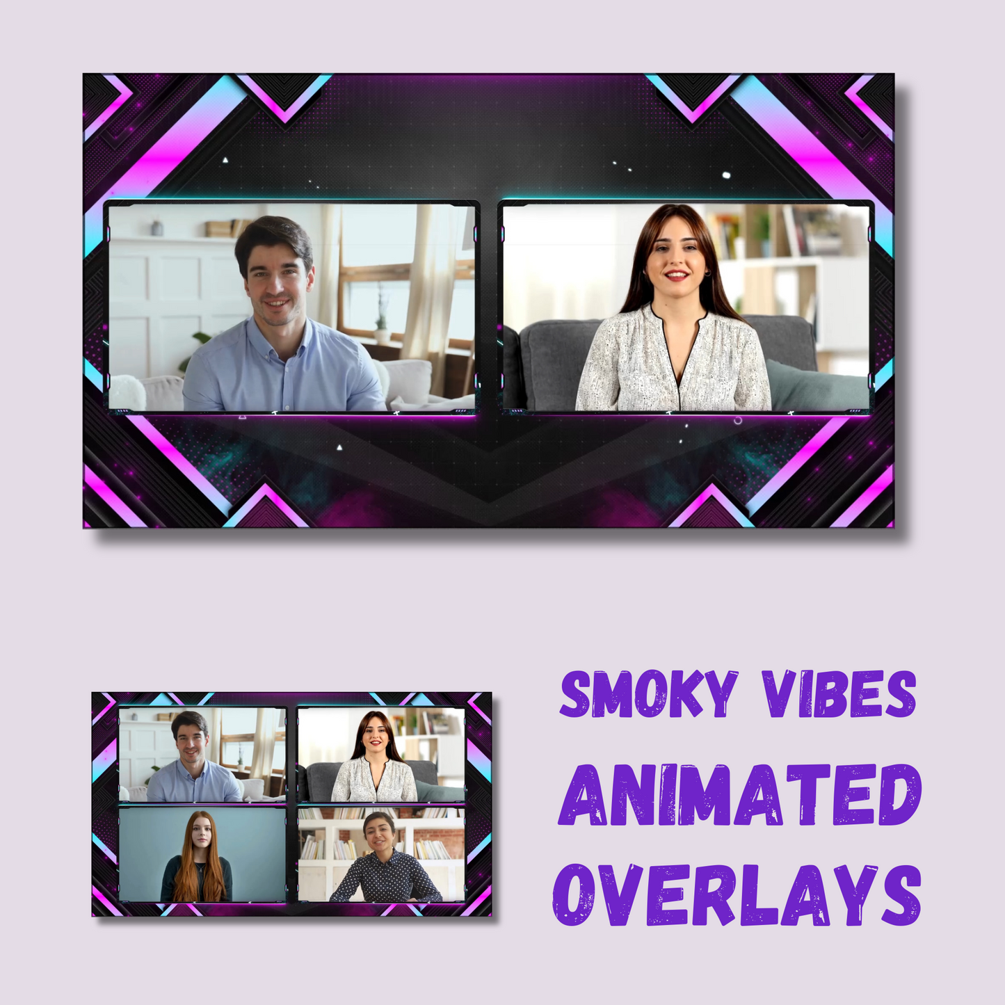 SMOKY VIBES Animated Overlay Pack